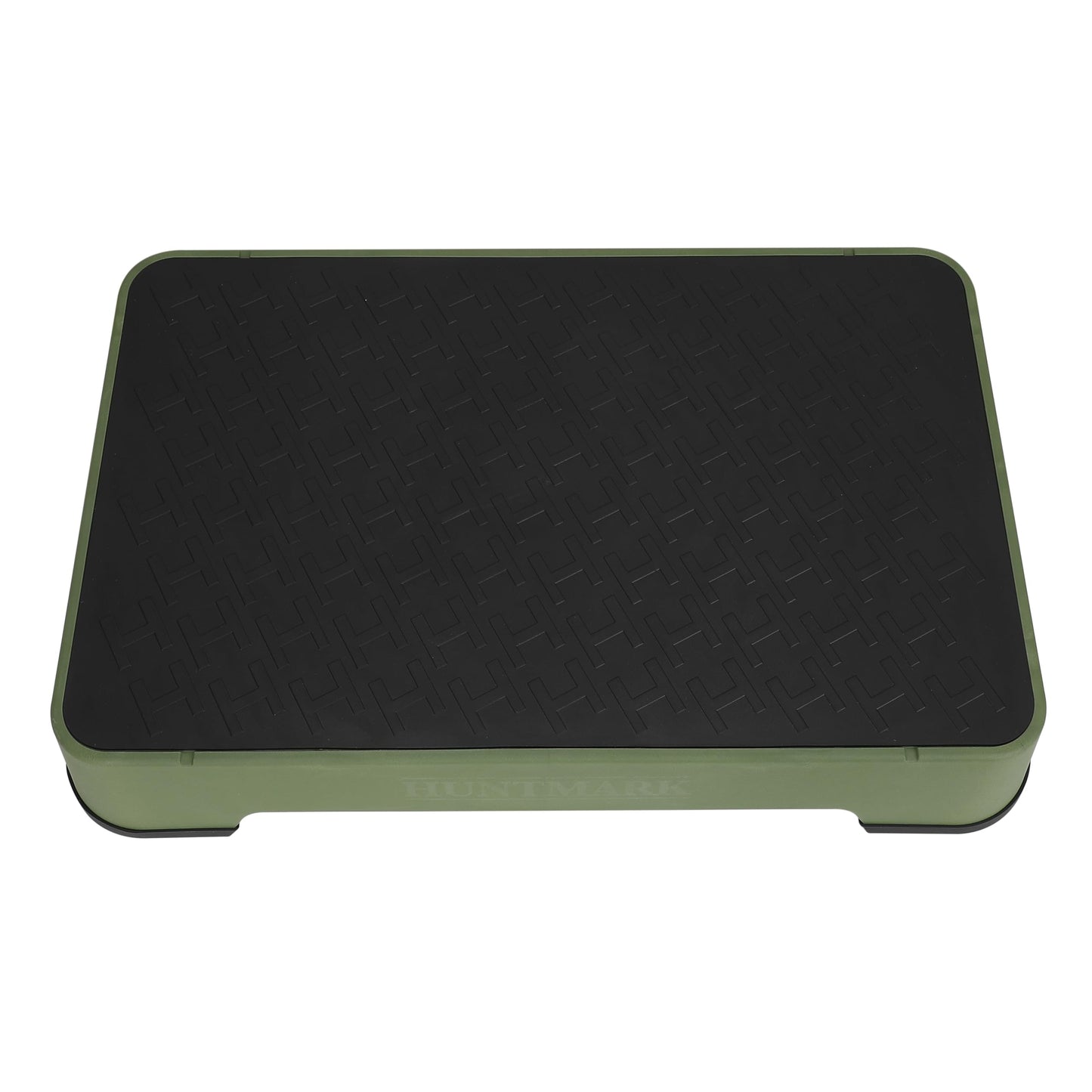 HUNTMARK Dog Training Place Board - Durable Hunting Dog Training Platform - Non-Skid Surface and Nonslip Feet - Stackable, Portable Agility Platform - Modern Puppy Trainer Equipment (Green)