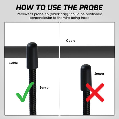 Automotive Circuit Tester, Car Repair Cable Circuit Wire Tracers Analyzer Short Open Finder Fault Tester Electrical Checker Detector Probe DC 6-42V Car Diagnostic Tool