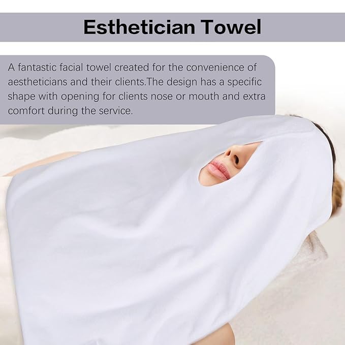 SINLAND Microfiber Esthetician Towels