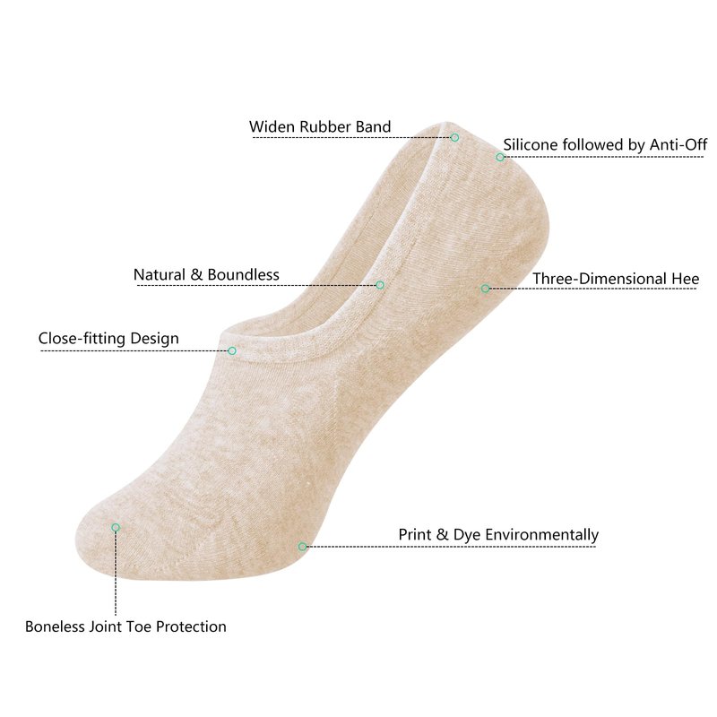 DIBAOLONG No Show Socks Womens Low Cut Ankle Short Anti-slid Athletic Running Casual Invisible Liner Socks for Women