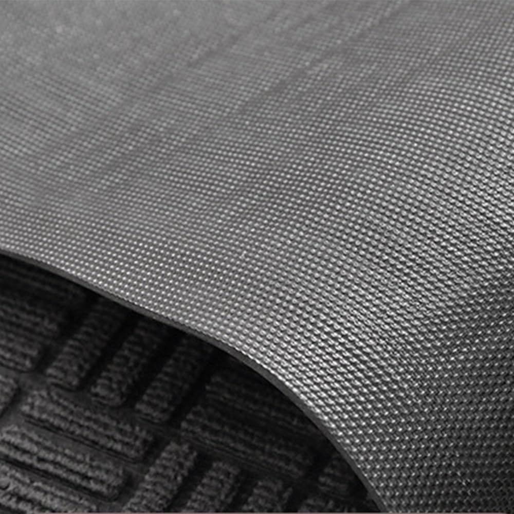 MATZEN Block Entrance Mats Indoor Outdoor, Front Door Mat Entryway Entrance Waterproof Outdoor Doormat, Heavy Duty Non Slip Durable Weatherproof Porch Deck Terrace Office Entrance Mat, 5x3, Grey