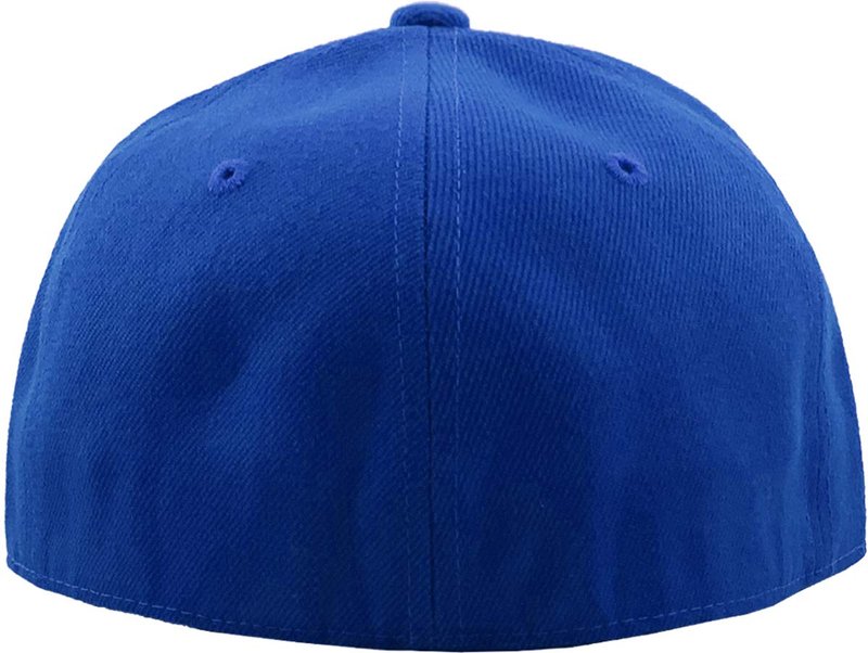 KNW-2364 Roy (7 3/4) The Real Original Fitted Flat-Bill Hats True-Fit, 9 Sizes & 20 Colors Royal Blue