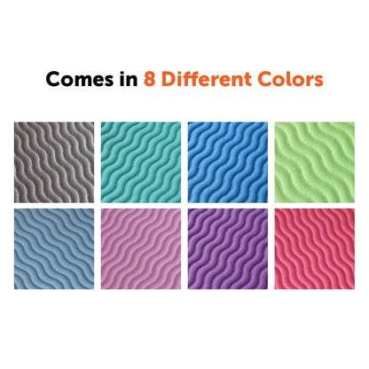 GYMENIST Thick Exercise Yoga Floor Mat Nbr 24 X 71 Inches, Great for Camping Cardio Workout Pilates Gymnastics