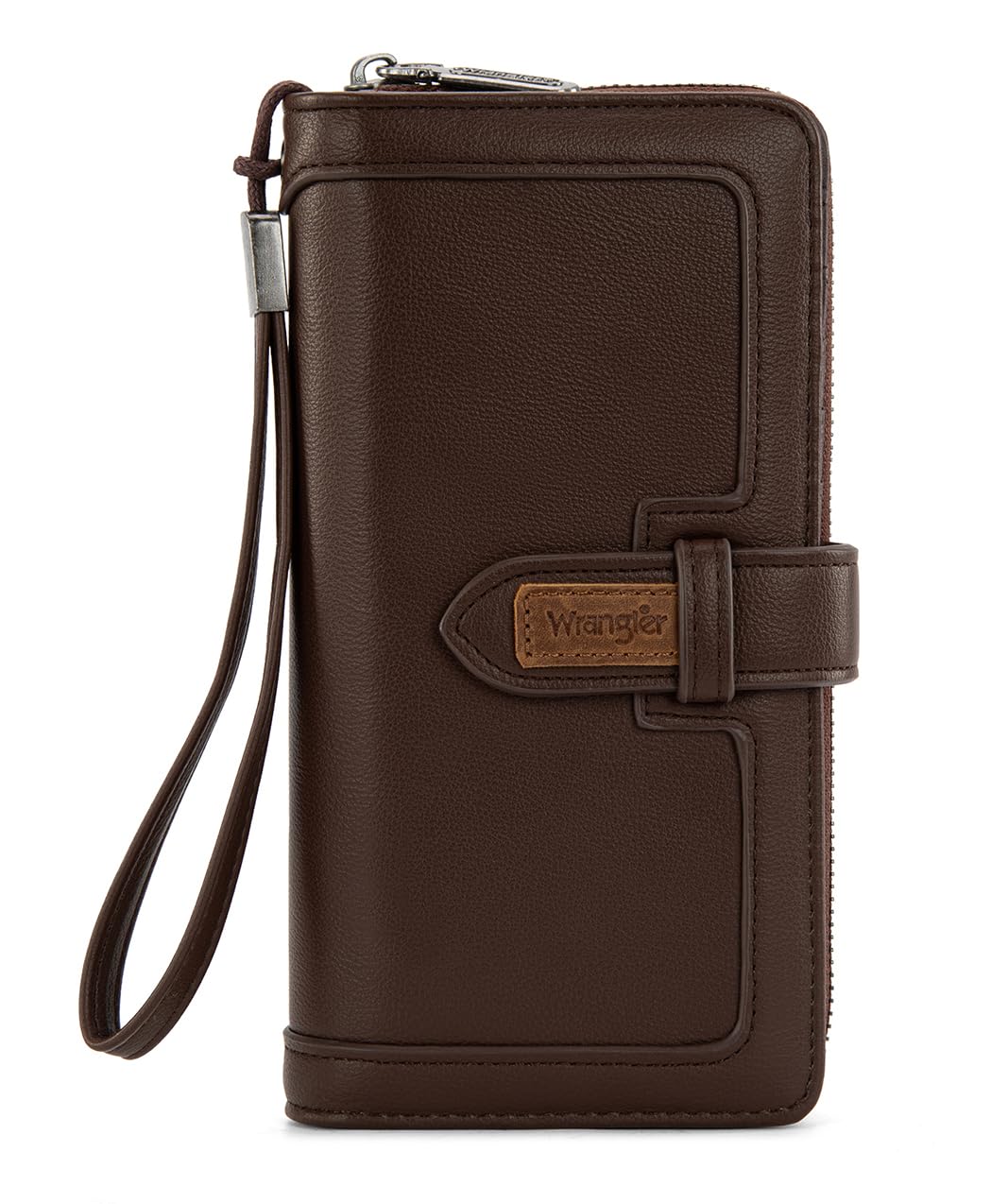 X Wrangler Women's Wallets Large Wristlet Wallets for Women Bifold Card Wallet, Card Cases & Money Organizers Ladies Female Clutch Phone with ID Window and RFID Lining