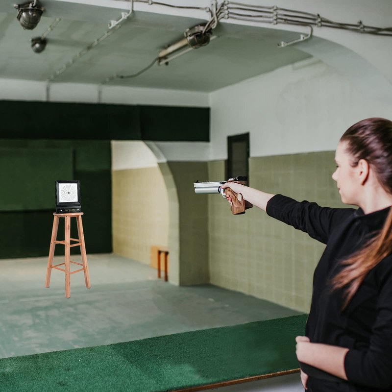 Airsoft Target with BB Catcher – Portable, Reusable BB Gun Targets for Indoor Outdoor Shooting Practice, Includes 60 Replaceable Paper Sheets, Mess-Free Target Trap for Backyard or Range
