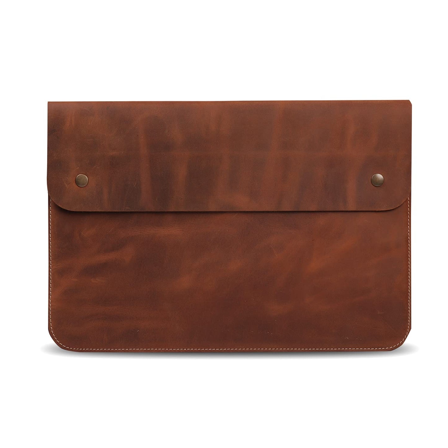 MegaGear Top Grain Leather MacBook Bag Laptop Sleeve for MacBook Pro and MacBook Air Case - 16 Inch - 15 Inch - 15.5 Inch (M4, M3, M2, M2, M1, Pro & Max) 2020 to 2024 Models