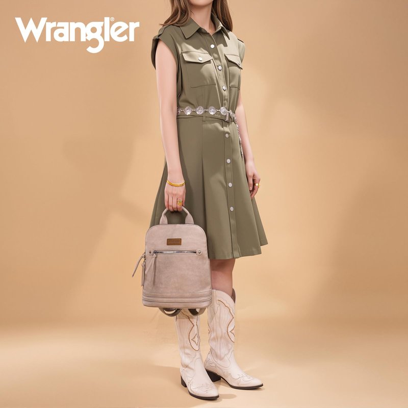 Montana West Wrangler Backpack Purse for Women Mini Backpack Purse Cute Ladies Bookbag Travel Work Daypacks Bags WG186-9116KH