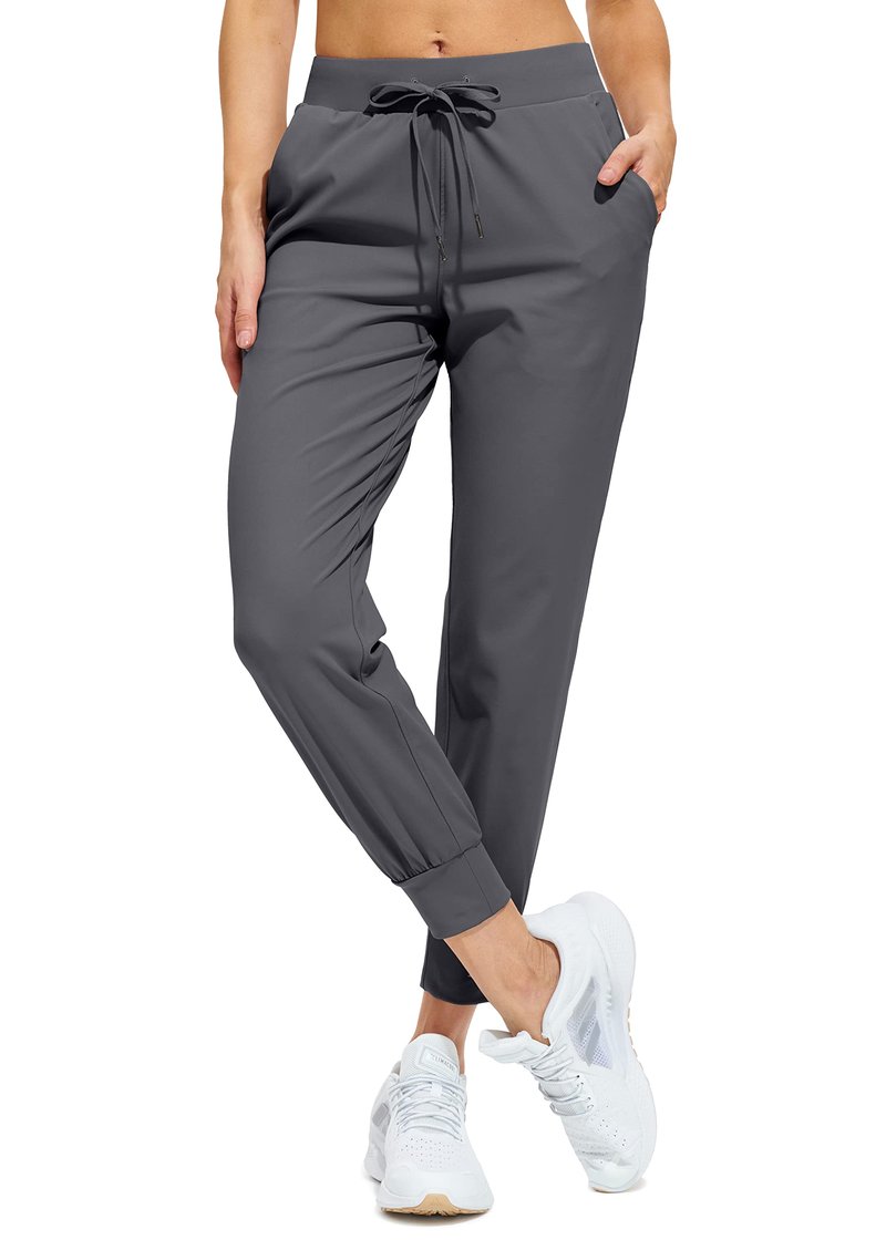 Libin Joggers for Women Petite/Regular/Tall Dance Sweatpants Athletic Workout Tapered Lounge Casual Teacher Pants for Running Yoga Cloths, Dark Grey 3XL