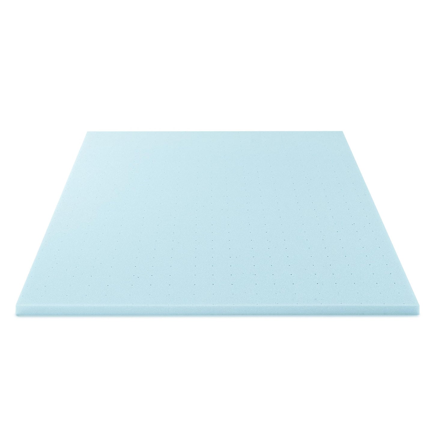 Best Price Mattress 1.5 Inch Ventilated Memory Foam Mattress Topper, Cooling Gel Infusion, CertiPUR-US Certified, Dorm Essentials, Twin XL
