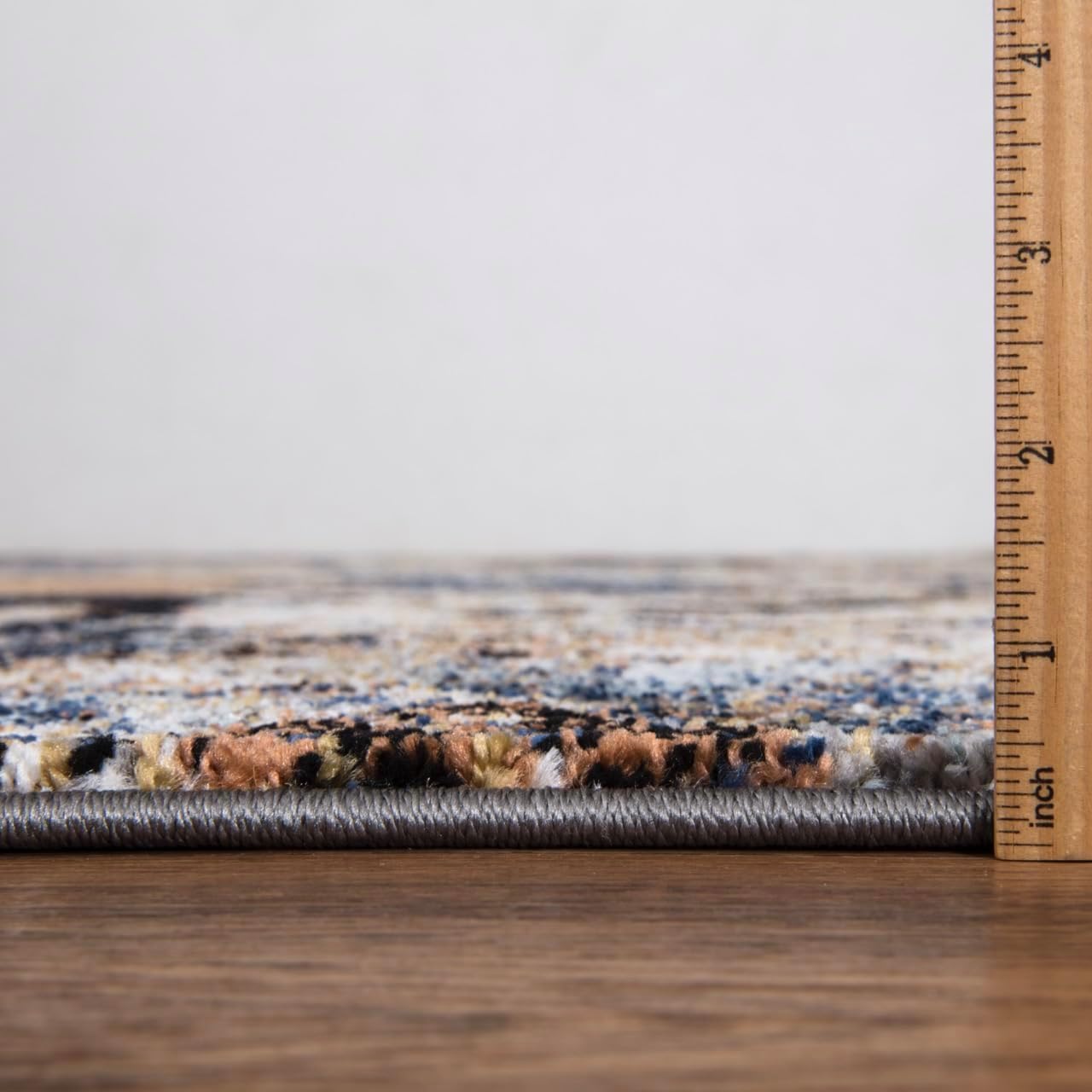 Keen Home Design Runner Rugs - 32"x143" Non-Shedding, Thick Pile Abstract Rugs for Kitchen, Living Room, Bedroom, Dining Room, Entryway - Size: 2'8" x 11'11", Skies Multi
