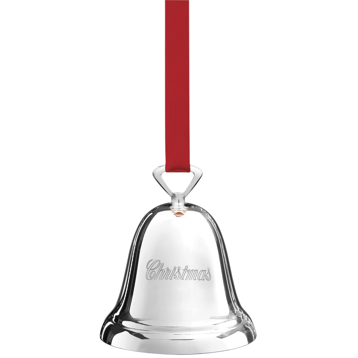 Reed & Barton 329/2 Ringing In The Season Silverplate Bell Ornament, Christmas