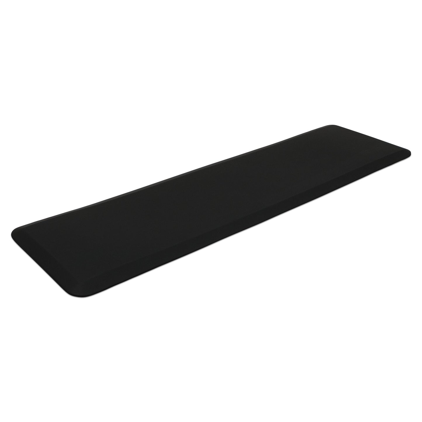 NewLife by GelPro Anti-Fatigue Nonslip 1/2" Thick Hard Floor Utility Mat for Garage, Patio and Kitchen, 20" x 72", Leather Grain Black