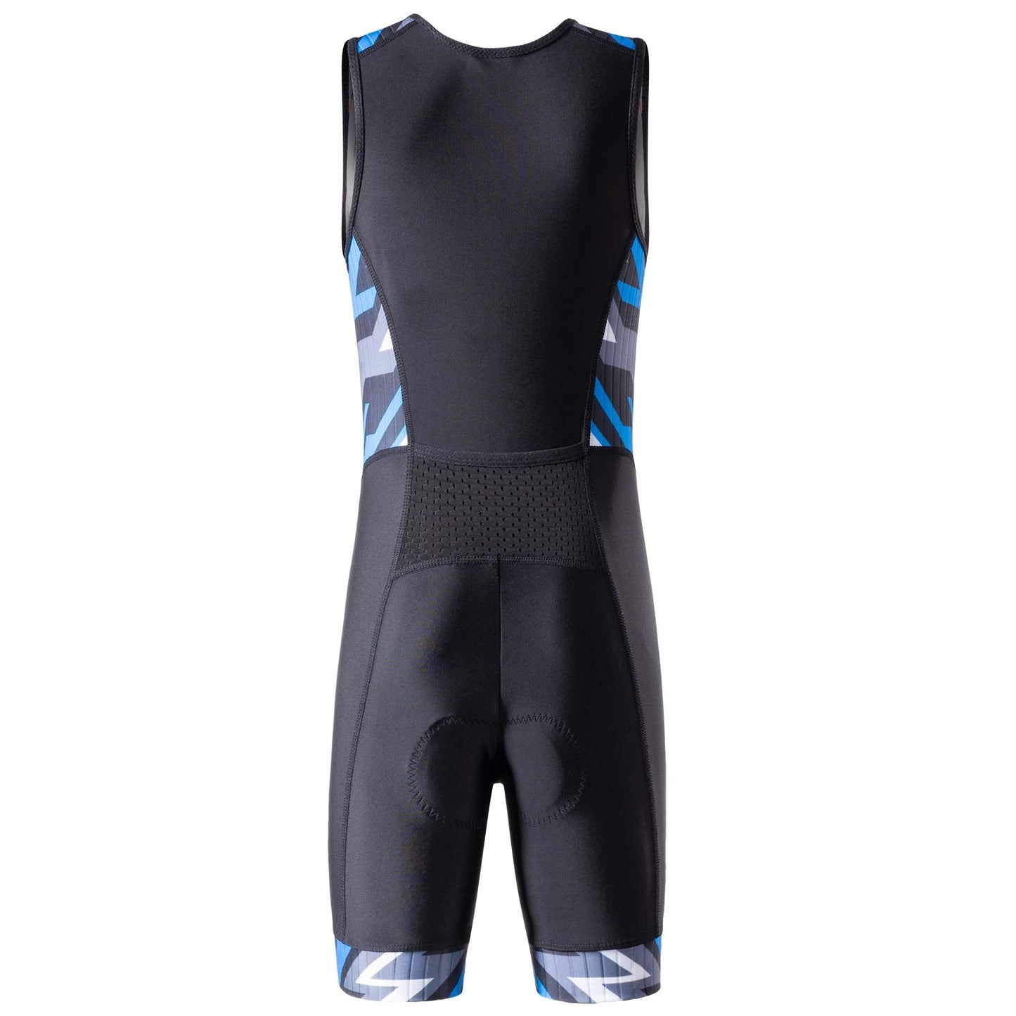 MY KILOMETRE Youth Core Triathlon Race Suit Boy Spring Competition Training Suits (Blue, X-Large)