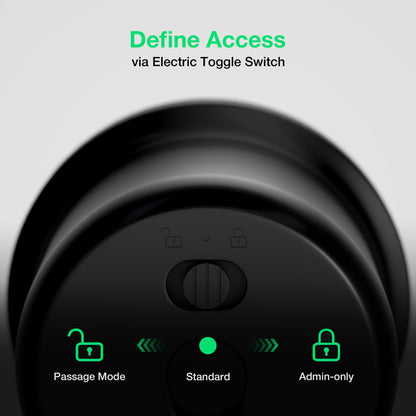 ThorBolt G1 Fingerprint Door Knob Lock with Keypad Biometric Door Knob Auto-Lock 4* AAA Alkaline Batteries Interior Door Lock for Bedroom, Garage, Office, Pantry Door Desert Titanium