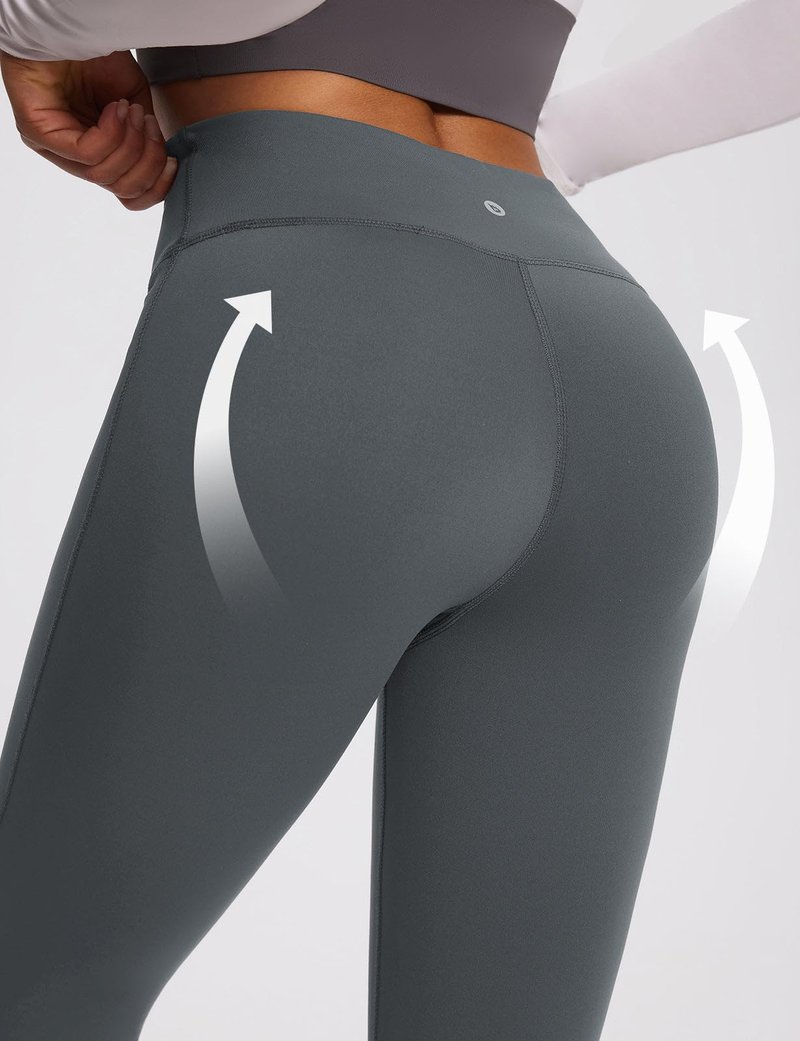 baleaf Winter Clothing for Women Leggings Fleece Lined Tights Thermal Warm Thick Yoga Pants Cold Weather Gear Grey XS