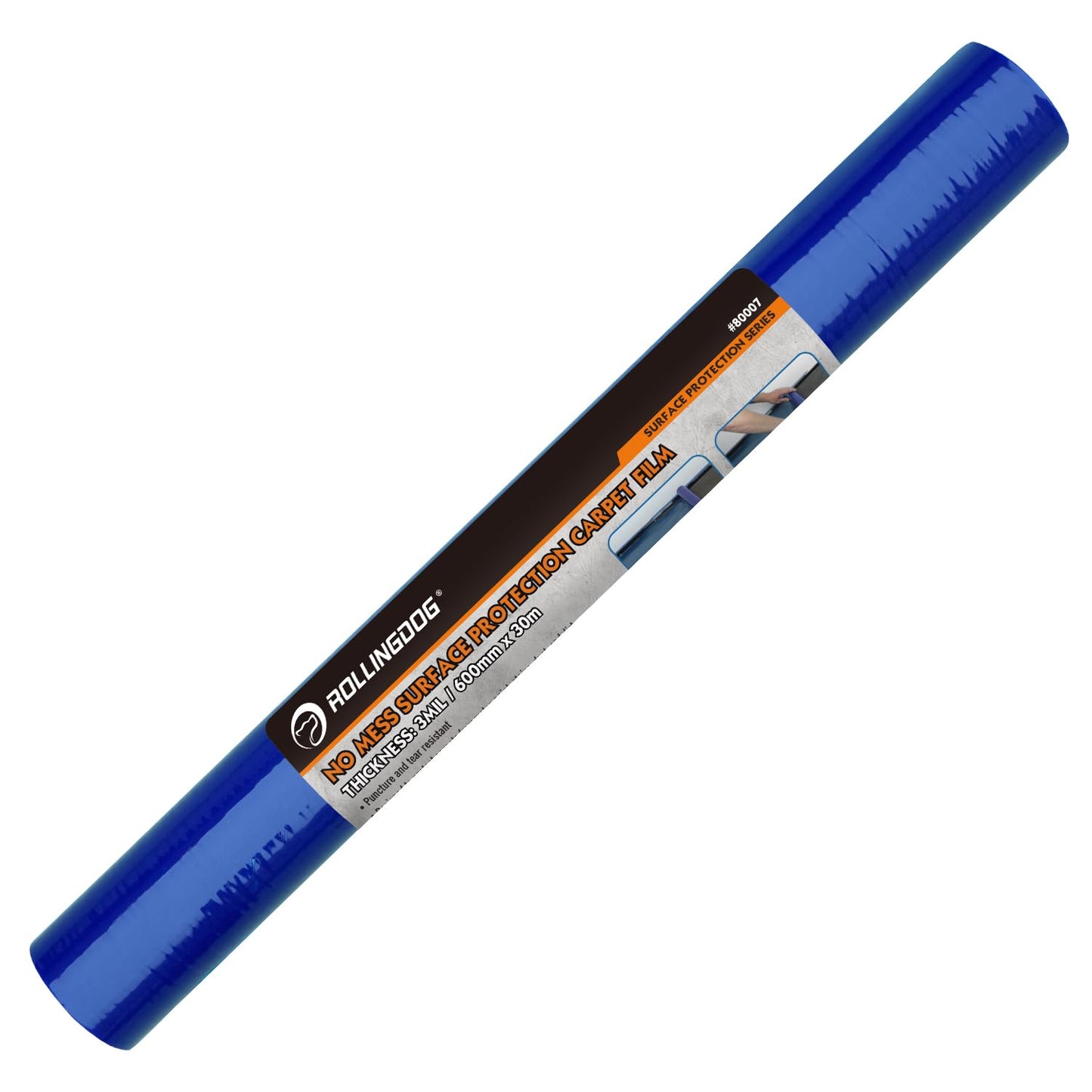 ROLLINGDOG Carpet Protection Film - 23.62 inch x100 ft Plastic Carpet Protector,Protective Film for Carpets