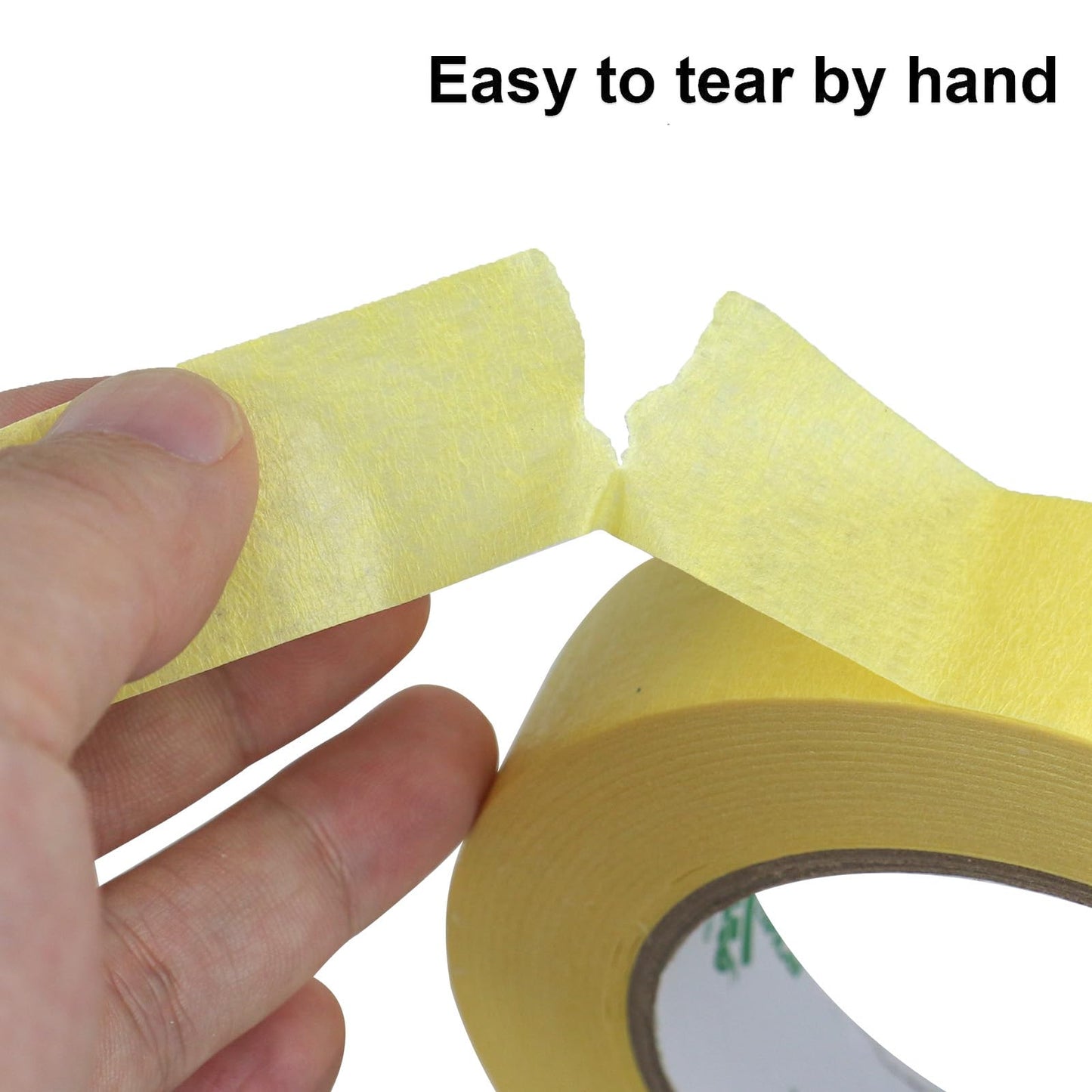 BOMEI PACK 10Rolls Yellow Painters Tape, General Purpose Yellow Masking Tape 0.75inch x 55yds, for Painting,Labeling,DIY Crafting,Decoration and School Projects, Total 550yds