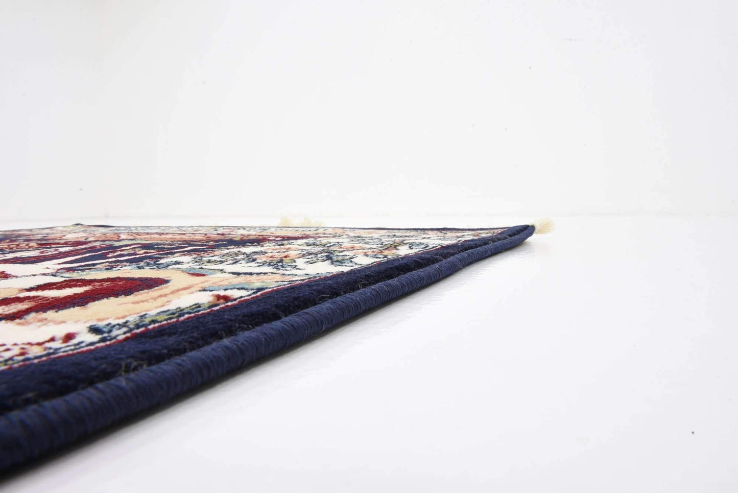 Unique Loom Narenj Collection Area Rug - Birmingham (3' x 13' 1" Runner, Navy Blue/ Blue)