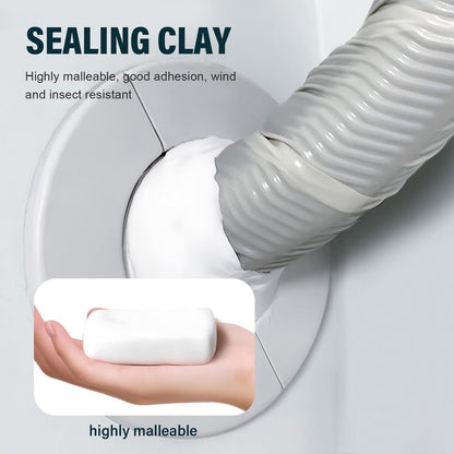2026 Upgraded Repair Sealing Clay, Waterproof Sealant Mastic,Quick Mending Mud for Drain Connection, Wall Hole, Air Conditioning Hole Waterproof Seal Putty (4)