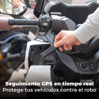 Invoxia GPS Tracker - for Vehicle, Car, Motorcycle, Bike, Senior, Kid, Belongings - Up to 4 Months of Battery Life - SIM & 1 Year Data Plan Included - Light, Discrete - 4G & 5G LTE-M, Black