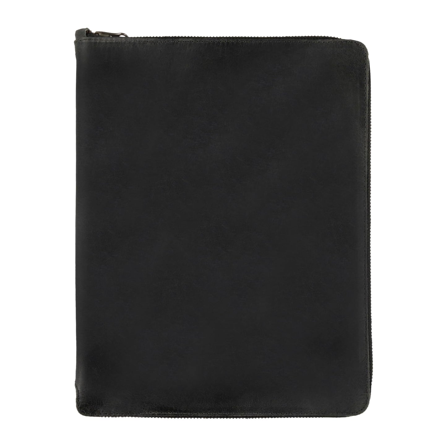 Hide & Drink, Zippered Journal Cover for Moleskine Notebook, XXL Size (8.5 x 11 in. Notebook NOT Included) Full Grain Leather, Handmade, Charcoal Black