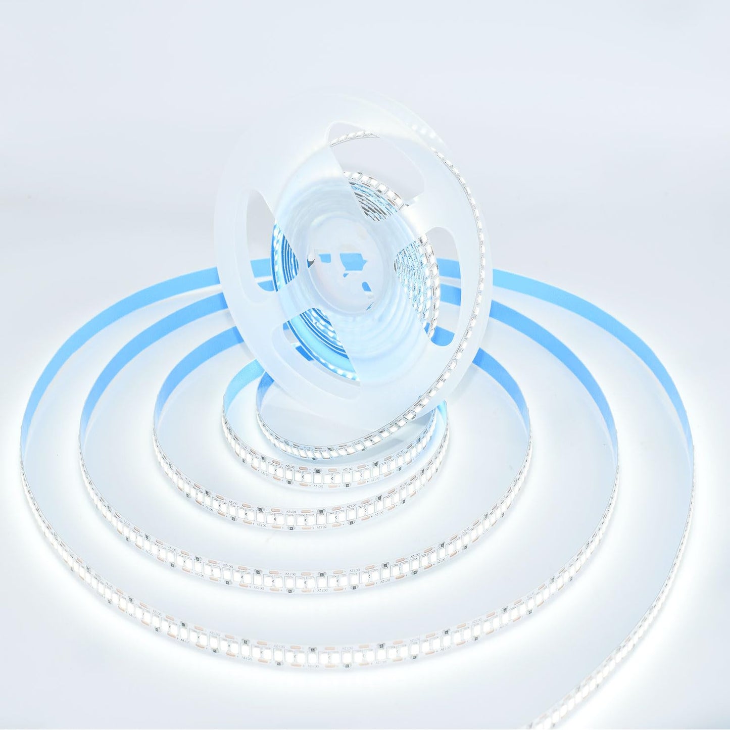 HAASHADA LED Strip Lights, DC12V 5m/16.4ft Dimmable 2835 LED Lights Strip, Super Bright 1200 LEDs 24000LM LED Ribbon Strip Lights Non-Waterproof, 2 Times Brightness Than SMD 5050 (Cool White 6500K)