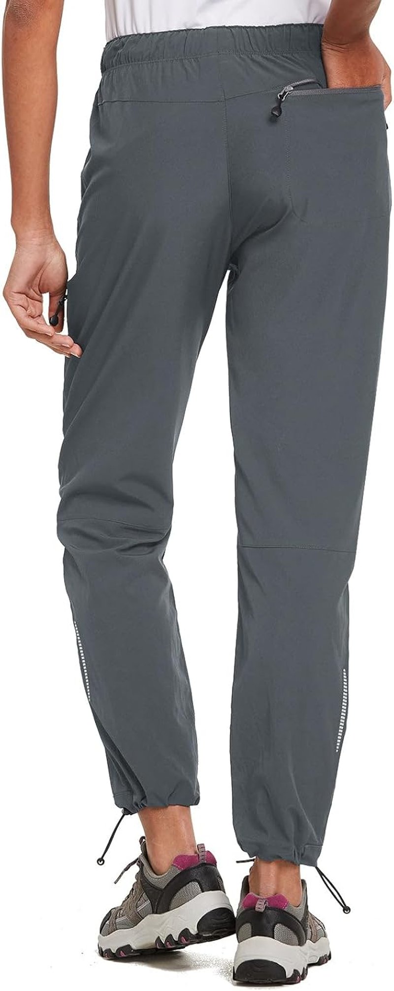 Baleaf Women's Quick-Dry Hiking Pants - Lightweight, Water-Resistant Cargo Design | Elastic Waist, All Seasons