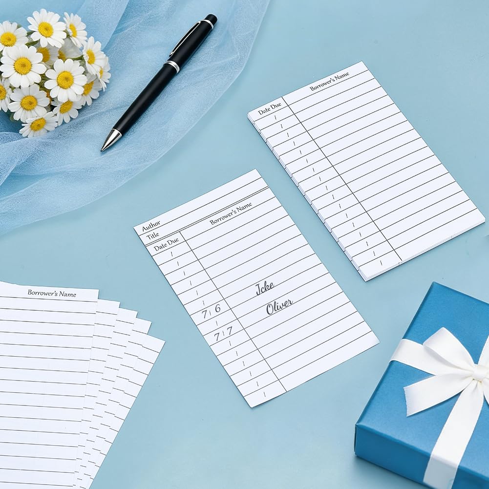 PH PandaHall 600pcs Do List Sticky Notes, 5.1x3 Inch White Schedule Sticky Notes Grid Index Cards Sticky Notes Set for Students Professionals Studying Note Taking Organization Productivity Planning