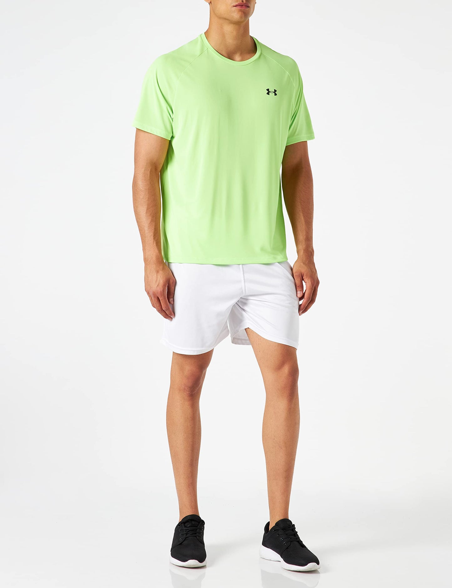 Under Armour Men's Tech 2.0 Short-Sleeve T-Shirt, Quirky Lime (752)/Black, Large