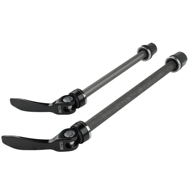 CyclingDeal Road Mountain Bike Bicycle Wheel Hub Quick Release Skewers Axles Set 9mm 10mm - Front 9mm x 135mm; Rear 10mm x 170mm