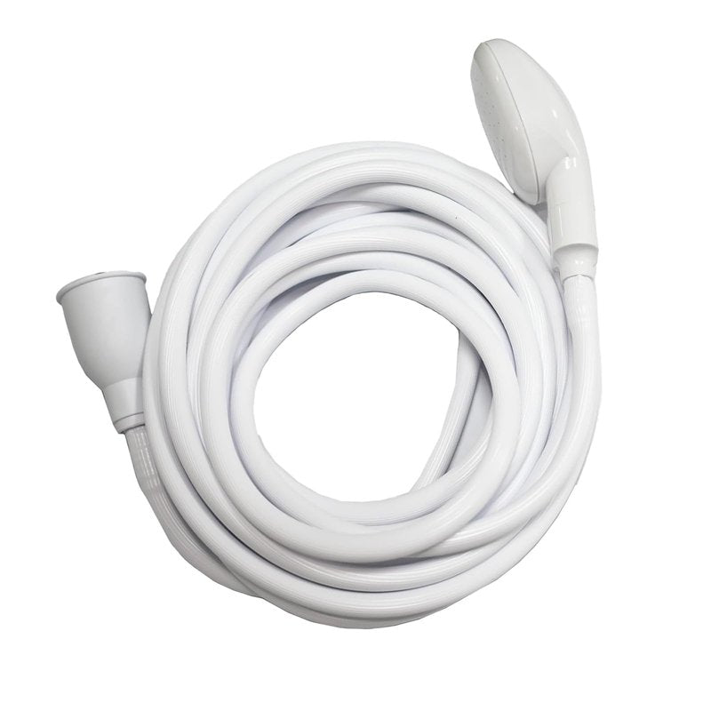 5m/16.4ft Sink Spray Rubber Hose Portable Faucet Sprayer Garden, Shampoo Sprayer Handheld Shower Head Spray Hose Attachment for Dog, Pets, Bathing Baby, Washing Hair, Rinsing Vegetables
