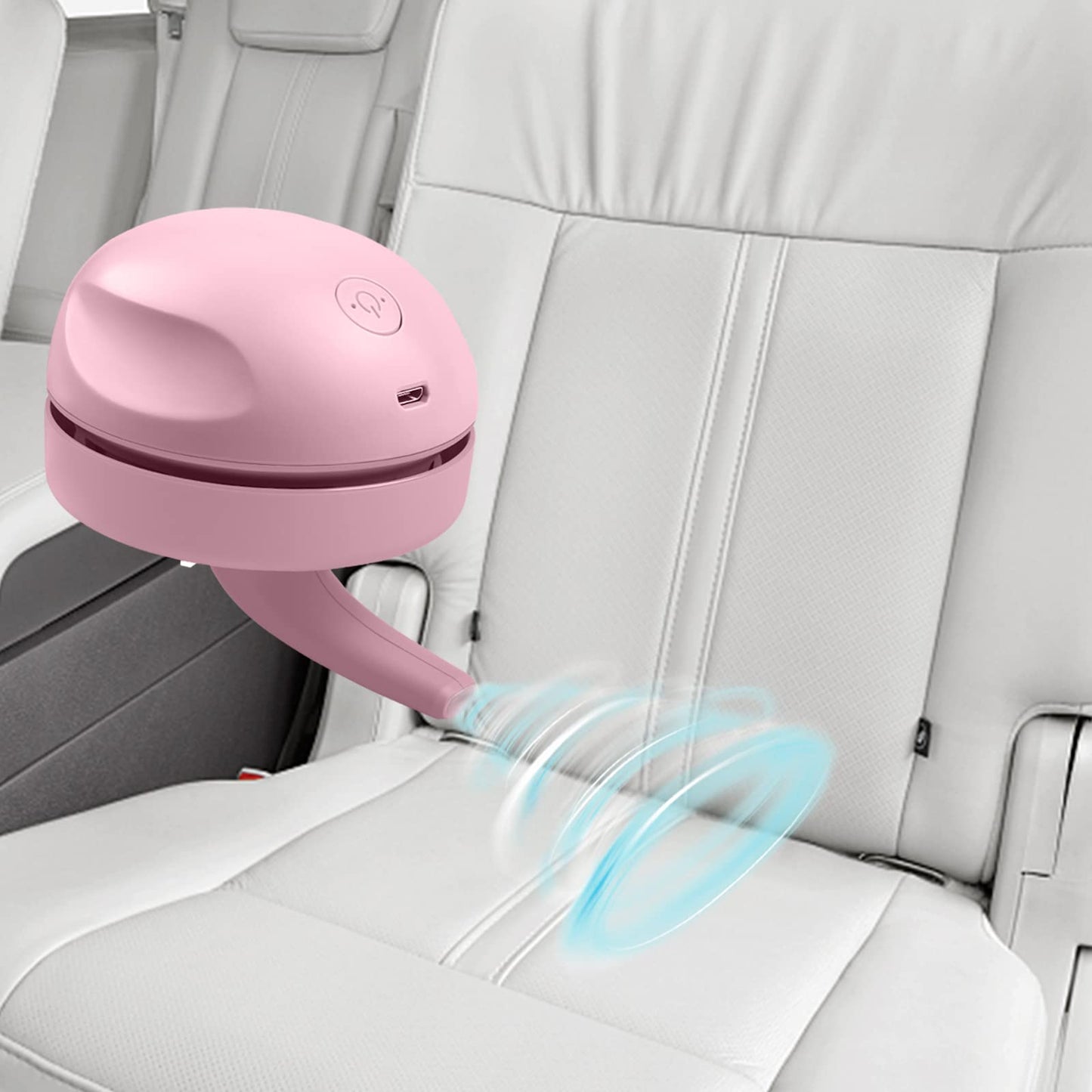 prowithlin Portable Desktop Vacuum Cleaner, USB Charging, Pink, Best for Cleaning Dust, Crumbs, Piano, Computer, Car etc.