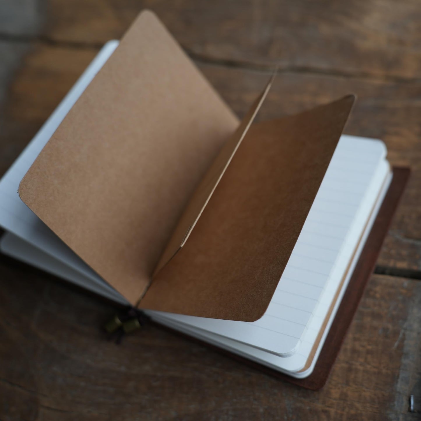 YIYUS Travelers Notebook Handcrafted Genuine Leather Journal Cover - A6 4.1" x 5.8" / 10.5cm x 14.8 cm Refillable Travel Journal Cover with Inner Pockets and Card Slots A6 Darkbrown