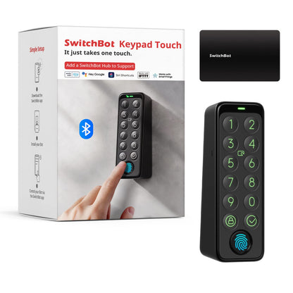 SwitchBot Smart Lock WiFi, Keyless Entry Door Lock, Smart Door Lock Front Door, Electronic Smart Deadbolt, Fits Your Existing Deadbolt in Minutes,Great for Airbnbs, Vacation Rentals and More
