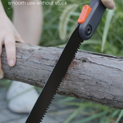 JIMIHOME 8.9" Folding Hand Saw - Premium SK5 Alloy Steel Blade with Teflon Anti-Rust Coating, 3-Angle Adjustable Triple-Cut Teeth Pruning Saw for Tree Trimming, Camping, Survival & Garden Work