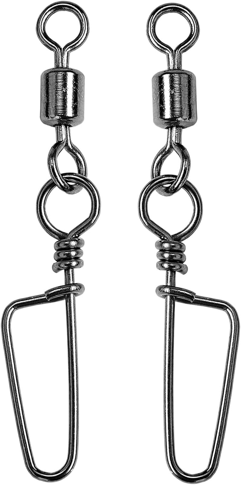 High-Strength Fishing Snaps - Stainless Steel Barrel Swivels | Freshwater Lure Connector