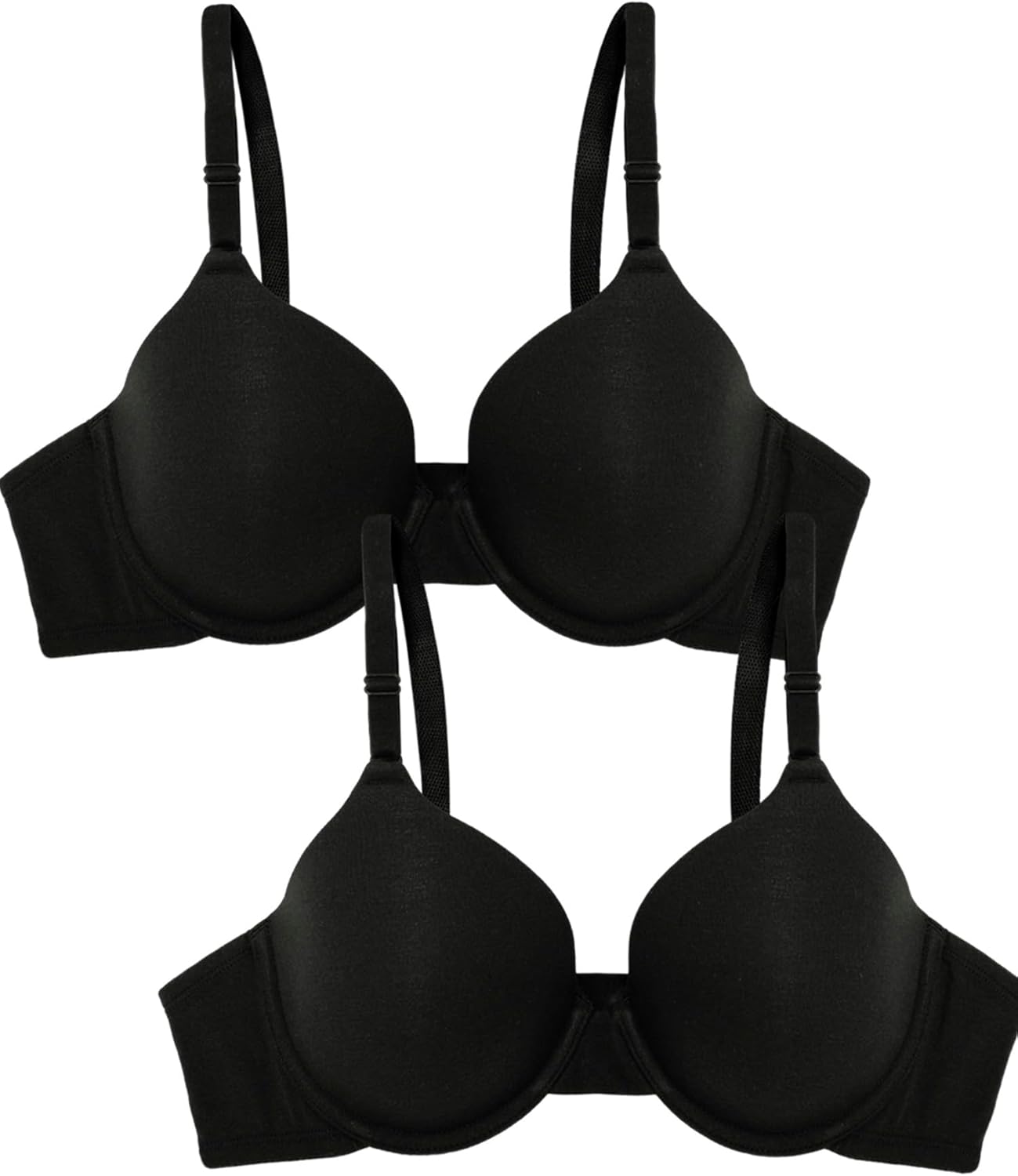Fruit of the Loom Womens Smooth Cotton T-Shirt Bra - Ultra-Soft, Flexible, and Invisible Under Tees