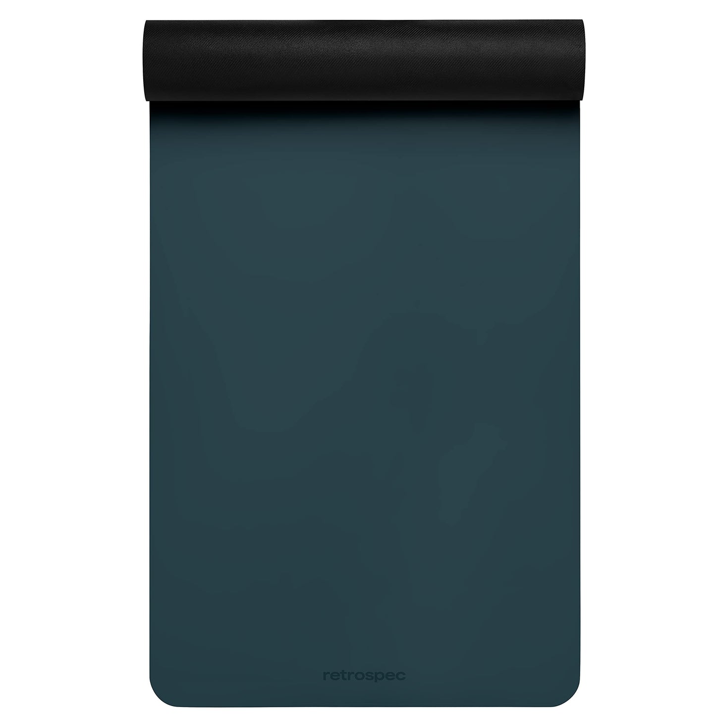Retrospec Laguna 5mm Yoga Mat - Fitness Mat for Women, Men & Children, Slip-Resistant and Moisture Absorbing Exercise Mat for Home, Pilates, Yoga and Floor Workouts,Ocean Blue