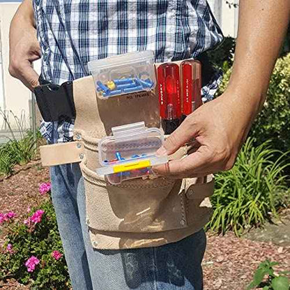WorkVanEquipment Hardware Case Tackle Box storage with Patented Removable Compartment Organizer for Screws, Nuts, and Bolts, WVE9410