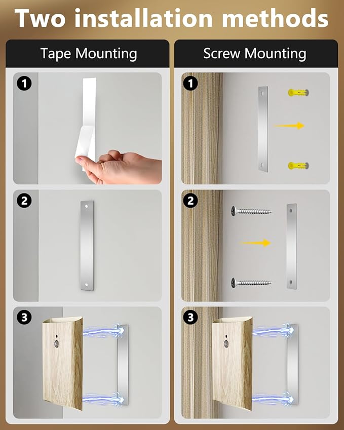 2 Pack Rechargeable Motion Sensor Wall Sconce – 5000mAh Wireless Battery Operated Wall Light, 3 Colors Up/Down Lighting Night Light with Remote Control for Indoor Stairs, Bedroom, Hallway (Wood)