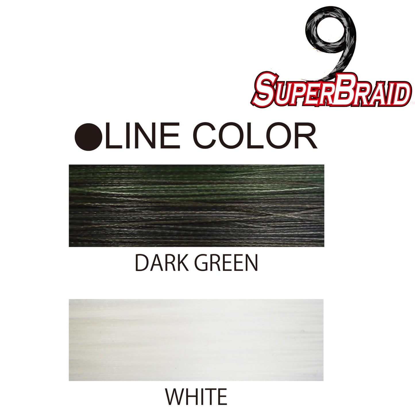 YO-Zuri SUPERBRAID 9 - Floating Braided Fishing LINE, 300 YD, Dark Green, 50 LB