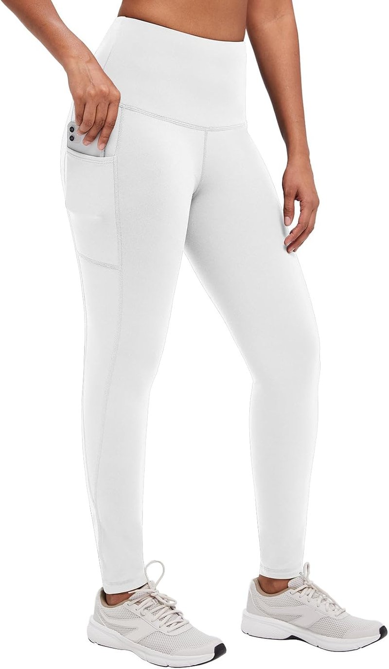 Baleaf Women's Fleece Lined Thermal Leggings - Thick Cold Weather Tights with Pockets