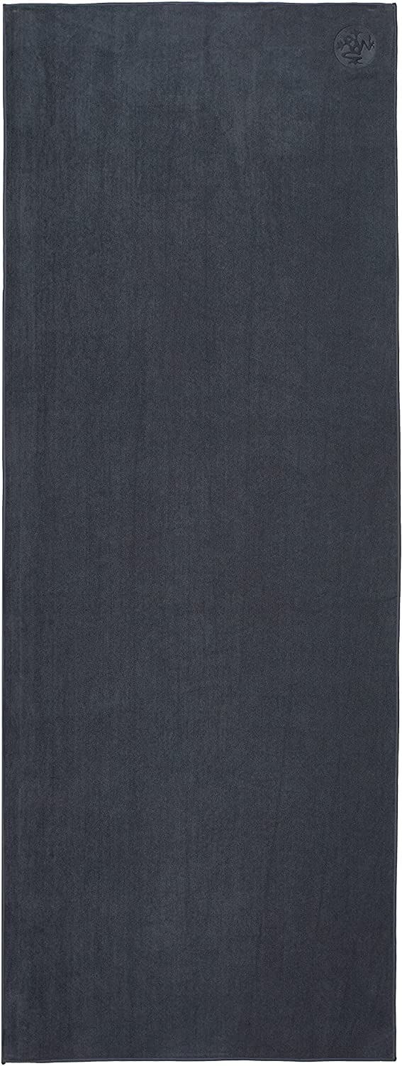 Manduka eQua Hot Yoga Mat Towel - 72" Instant Moisture Activated Grip Ultra Soft Microfiber Quick Dry, Daily Use Ready Lightweight, Travel Friendly Mat Layer 72 x 26.5 inches