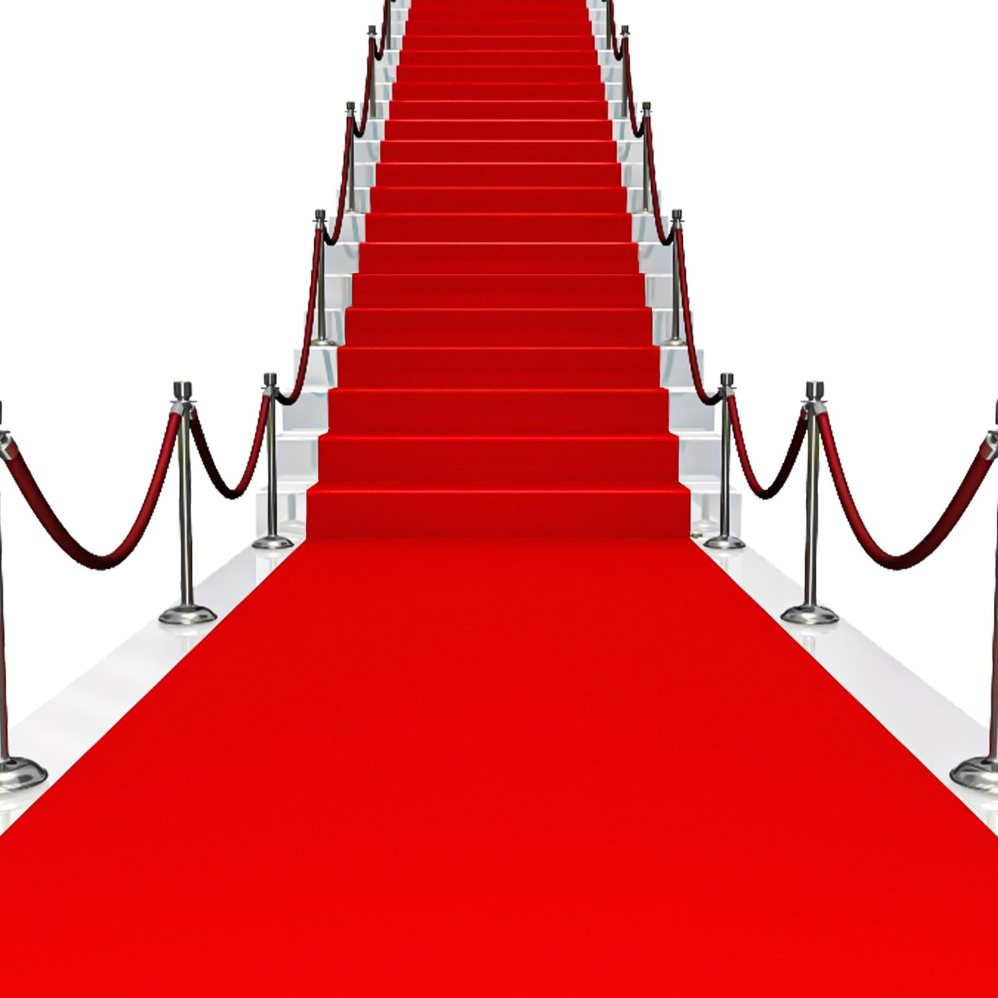 Red Carpet Runner for Party 100 GSM Felt Non-Woven Fabric Runway Carpet for Event, Aisle Runner for Wedding Ceremony Hollywood, Movie Theme Rug Party Decor (Red, 2 X 30 Ft)