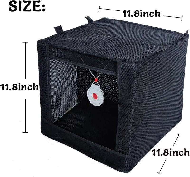 Target Box Practice Game - Wear-Resistant Anti-Slingshot Bulls Eye Silencer | Ideal for Competitive Shooting