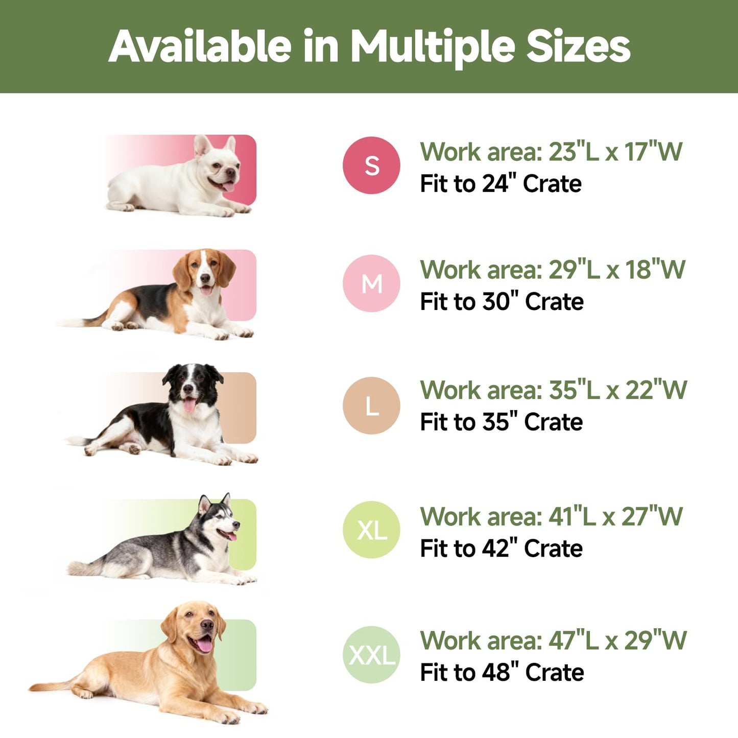 WAYIMPRESS Outdoor Dog Crate Pad, Reversible Waterproof Crate Mat Bed, Wipeable Kennel Mat Pet Sleeping for Medium Large Dogs, Waterproof, Wipeable, Anti-Slip, Kennel Pads 35 x 22 Inch, Dark Gray