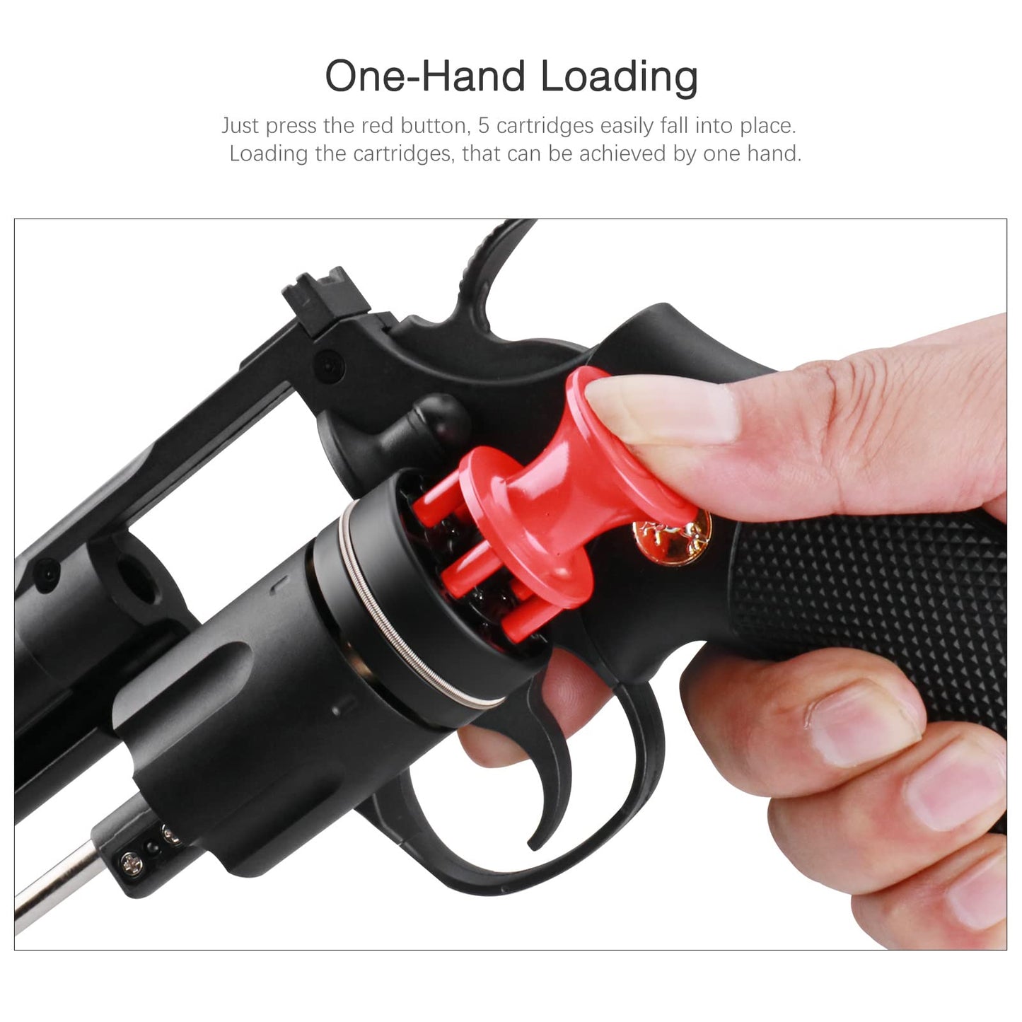 Ludex 5 Shot Revolver Speed Loader for .38 Special/.357 Magnum(1 Pack).Fits S&W 36,37,38,40,42,49,60,340,360/Charter Arms/Taurus 85, 605, 651, 851/Rossi 68/Ruger SP101
