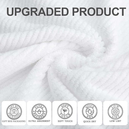 White Washcloths for Bathroom