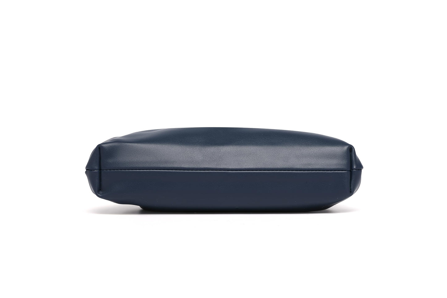 YUWITA Soft PU Leather Clutch Purses for Women Formal Elegant Luxurious Evening Bag (Navy Blue)