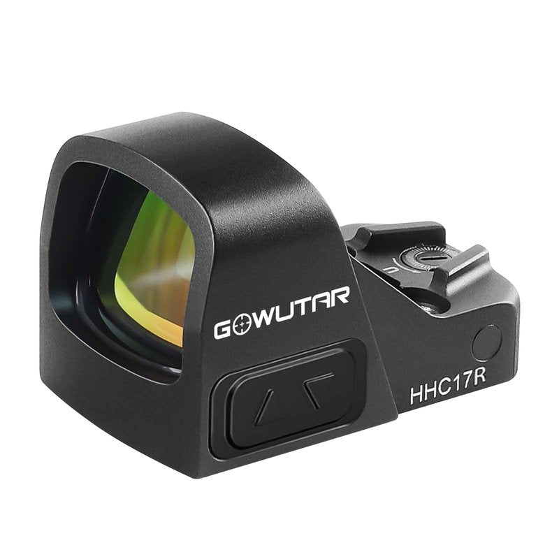 GOWUTAR HHC17R Micro Red Dot Sight for RMSc/407K/507K Footprint, Compact & Concealable 3 MOA Pistol Optic for Everyday Carry, Motion Awake, Side-Loading Battery, Durable Aluminum, w/Picatinny Mount